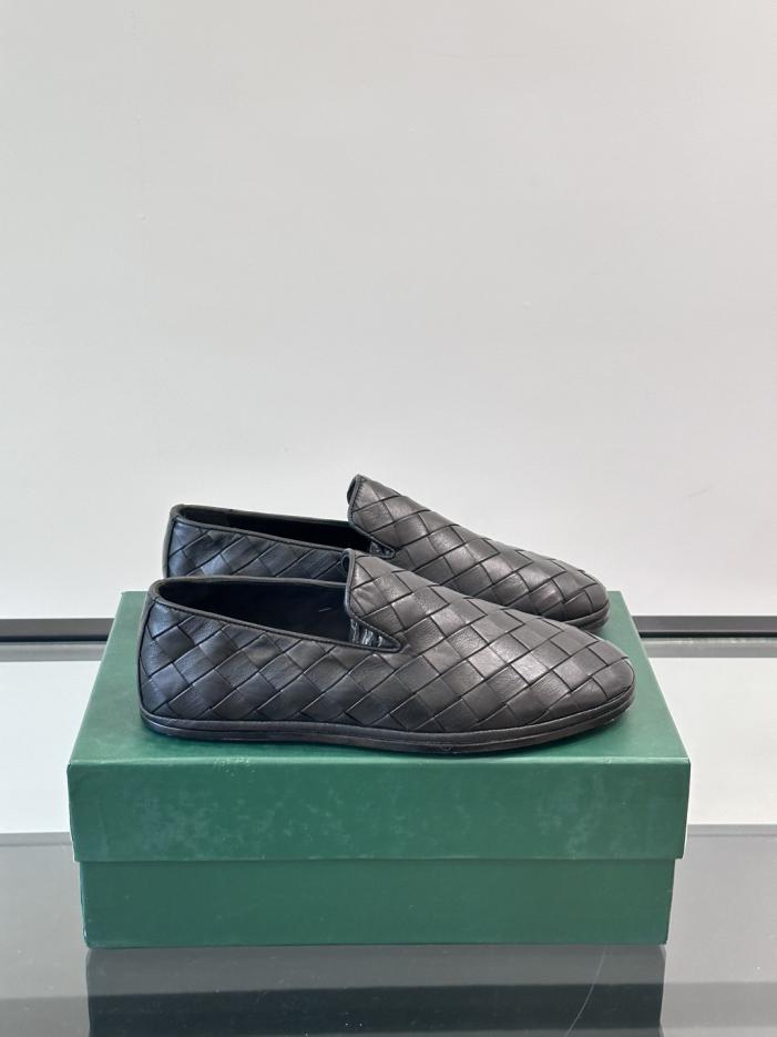 repliche,replica,perfette,siti di,affidabili,migliori siti,dove comprare,1:1,scarpe da ginnastica Contatore / Mocassini casual slip-on in pelle da uomo BV New, morbidissima pelle di vitello intrecciata a mano (RC5H2)