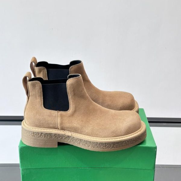 Contatore / Stivaletti Chelsea Haddock di Bottega Veneta per coppie, in pelle scamosciata (TQC8C)