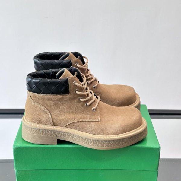 Contatore / Stivali da lavoro Bottega Veneta W24 color Saturno, materiale scamosciato (2GTTT)