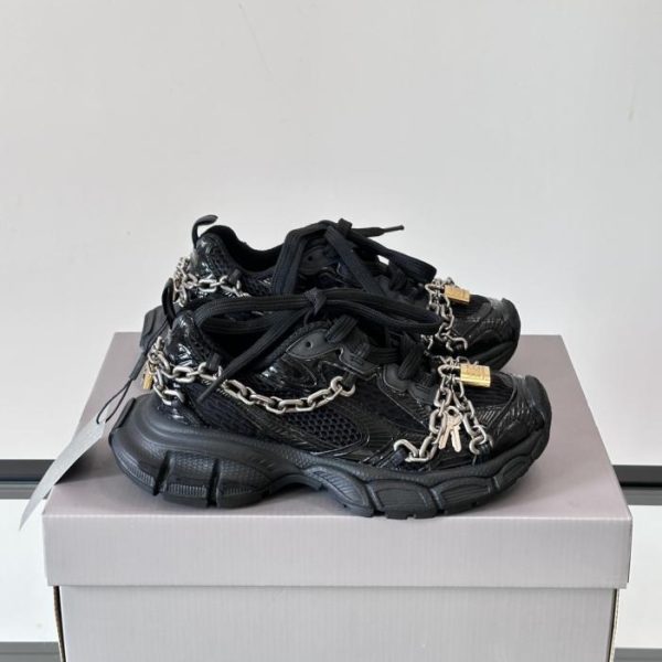 Contatore / Balenciaga 3XL con catena completamente nera Balenciaga 16a generazione MONDAY sneakers nere spesse (ZLQR3)