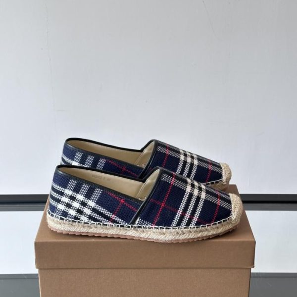 repliche,replica,perfette,siti di,affidabili,migliori siti,dove comprare,1:1,scarpe da ginnastica Contatore / Scarpe da uomo Burberry slip-on in tela con motivo check, classico motivo check vintage (1187Q)