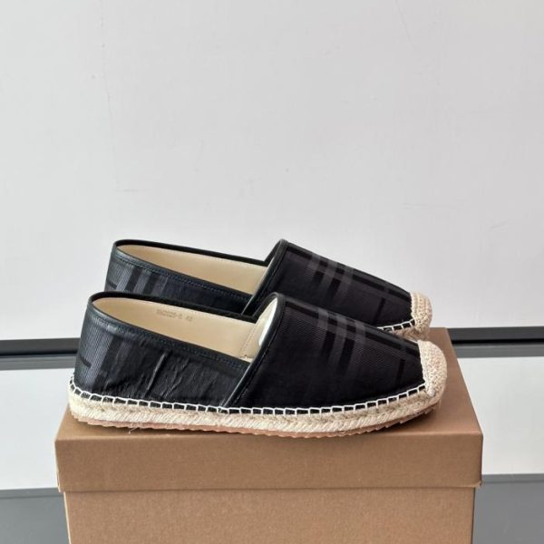 repliche,replica,perfette,siti di,affidabili,migliori siti,dove comprare,1:1,scarpe da ginnastica Contatore / Scarpe slip-on da uomo Burberry in tela con motivo check, classico motivo check vintage (BQT06)