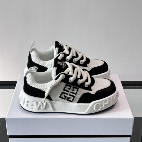 repliche,replica,perfette,siti di,affidabili,migliori siti,dove comprare,1:1,scarpe da ginnastica Contatore / GIVENCHY Sneakers casual da uomo con tacco rialzato e plateau, pelle di vitello di alta qualità (J2X7T)