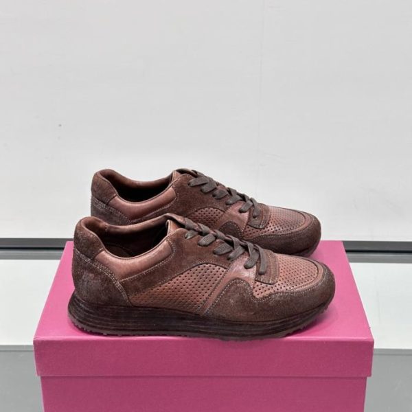repliche,replica,perfette,siti di,affidabili,migliori siti,dove comprare,1:1,scarpe da ginnastica Contatore / Scarpe artigianali in edizione speciale Ferragamo, in pelle di cavallo lavata, dal design innovativo e alla moda (T83DV).