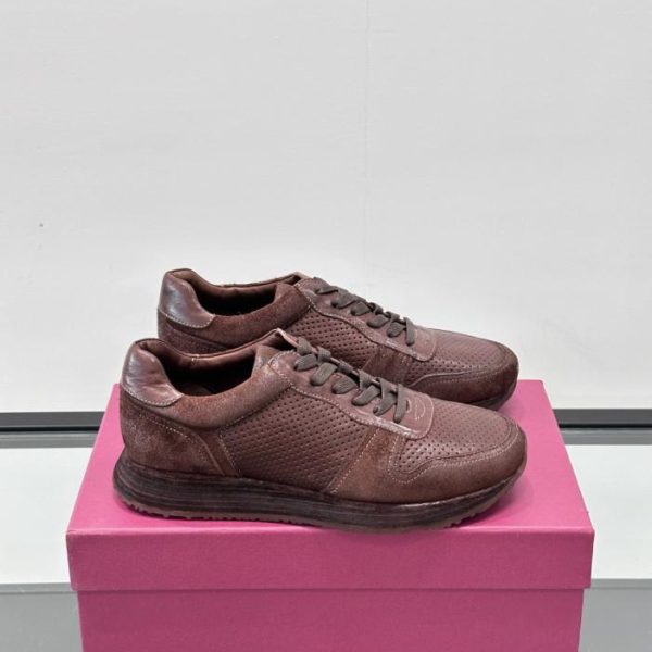 repliche,replica,perfette,siti di,affidabili,migliori siti,dove comprare,1:1,scarpe da ginnastica Contatore / Scarpe artigianali in edizione speciale Ferragamo, in pelle di cavallo lavata, dal design innovativo e alla moda (VCV2E).
