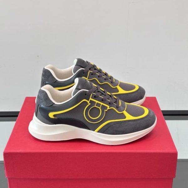 repliche,replica,perfette,siti di,affidabili,migliori siti,dove comprare,1:1,scarpe da ginnastica Contatore / Nuove sneakers casual da uomo Ferragamo in mesh traspirante e pelle di vitello (5N0LQ)