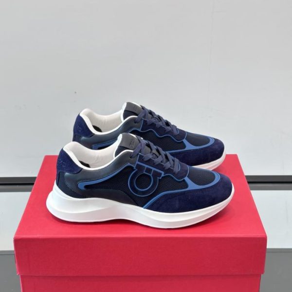 repliche,replica,perfette,siti di,affidabili,migliori siti,dove comprare,1:1,scarpe da ginnastica Contatore / Nuove sneakers casual da uomo Ferragamo in mesh traspirante e pelle di vitello (UZW55)