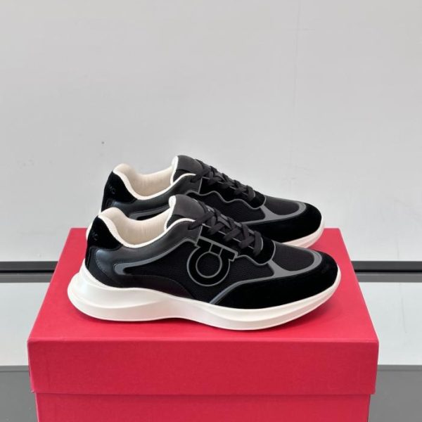 repliche,replica,perfette,siti di,affidabili,migliori siti,dove comprare,1:1,scarpe da ginnastica Contatore / Nuove sneakers casual da uomo Ferragamo in mesh traspirante e pelle di vitello (VJ7YN)