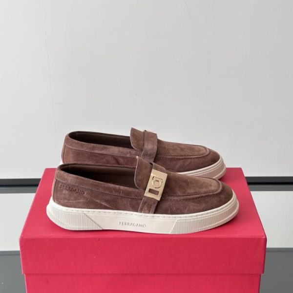 repliche,replica,perfette,siti di,affidabili,migliori siti,dove comprare,1:1,scarpe da ginnastica Contatore / Le nuove scarpe da passeggio urbane in pelle scamosciata di Ferragamo (9L4JX)