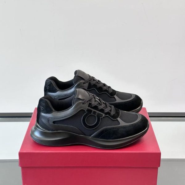 repliche,replica,perfette,siti di,affidabili,migliori siti,dove comprare,1:1,scarpe da ginnastica Contatore / Nuove sneakers casual da uomo Ferragamo in mesh traspirante e pelle di vitello (D236C)