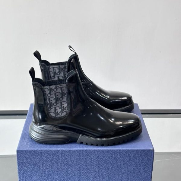 repliche,replica,perfette,siti di,affidabili,migliori siti,dove comprare,1:1,scarpe da ginnastica Contatore / Stivaletti Chelsea Dior con monogramma nero (UXZZ7)