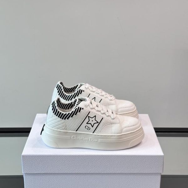 repliche,replica,perfette,siti di,affidabili,migliori siti,dove comprare,1:1,scarpe da ginnastica Contatore / Dior Star ⭐️ Sneakers con plateau da donna (YN5QL)