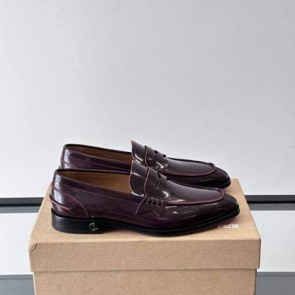 repliche,replica,perfette,siti di,affidabili,migliori siti,dove comprare,1:1,scarpe da ginnastica Contatore / Scarpe eleganti da uomo in pelle firmate Christian Louboutin (1E0LN)