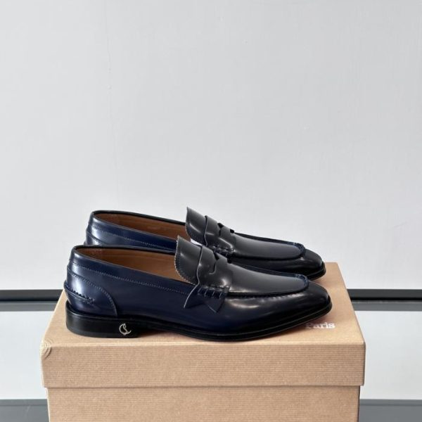 Contatore / Scarpe eleganti da uomo in pelle firmate Christian Louboutin (H52X4)