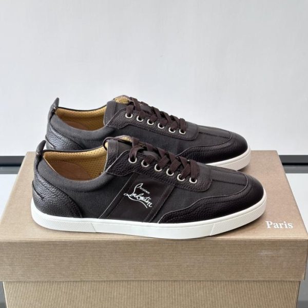 repliche,replica,perfette,siti di,affidabili,migliori siti,dove comprare,1:1,scarpe da ginnastica Contatore / Scarpe casual basse classiche da uomo Christian Louboutin con suola rossa (48JX5)