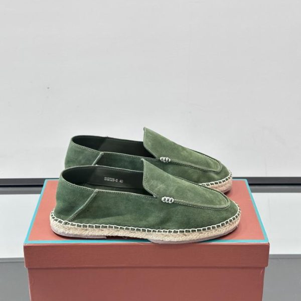 repliche,replica,perfette,siti di,affidabili,migliori siti,dove comprare,1:1,scarpe da ginnastica Contatore / Mocassini espadrillas classici in pelle scamosciata Loro Piana (OMB2Q)