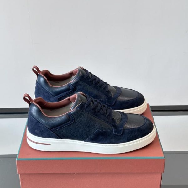 repliche,replica,perfette,siti di,affidabili,migliori siti,dove comprare,1:1,scarpe da ginnastica Contatore / Loro Piana WeekendWalk – Nuove scarpe da ginnastica con plateau da uomo, scarpe casual con lacci (8XHYE)