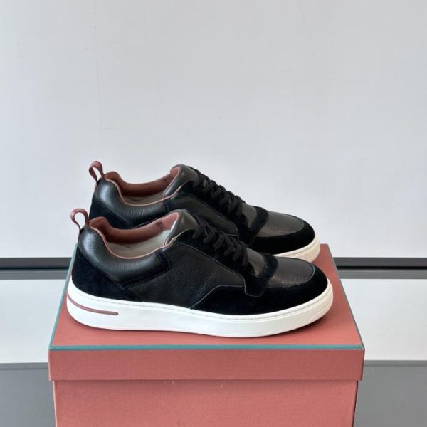 repliche,replica,perfette,siti di,affidabili,migliori siti,dove comprare,1:1,scarpe da ginnastica Contatore / Loro Piana WeekendWalk – Nuove scarpe da ginnastica con plateau da uomo, scarpe casual con lacci (VJ8ER)