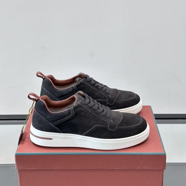 repliche,replica,perfette,siti di,affidabili,migliori siti,dove comprare,1:1,scarpe da ginnastica Contatore / Loro Piana WeekendWalk – Nuove scarpe da ginnastica con plateau da uomo, scarpe casual con lacci (S41QY)
