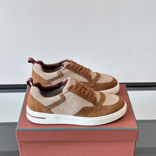 repliche,replica,perfette,siti di,affidabili,migliori siti,dove comprare,1:1,scarpe da ginnastica Contatore / Loro Piana WeekendWalk – Nuove scarpe da ginnastica con plateau da uomo, scarpe casual con lacci (105XF)
