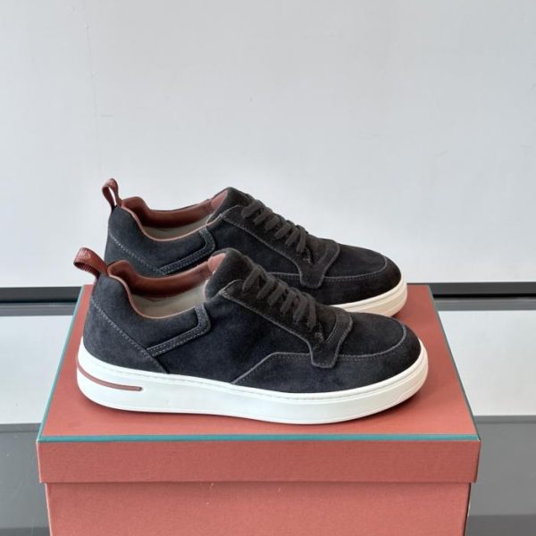 repliche,replica,perfette,siti di,affidabili,migliori siti,dove comprare,1:1,scarpe da ginnastica Contatore / Loro Piana WeekendWalk – Nuove scarpe da ginnastica con plateau da uomo, scarpe casual con lacci (9WFKZ)