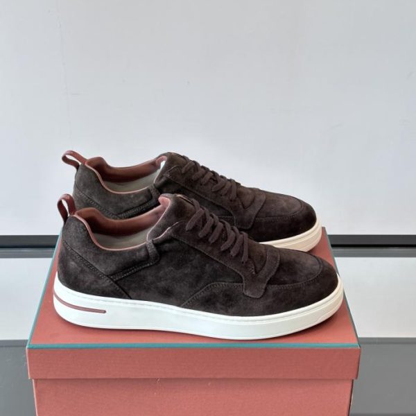 repliche,replica,perfette,siti di,affidabili,migliori siti,dove comprare,1:1,scarpe da ginnastica Contatore / Loro Piana WeekendWalk – Nuove scarpe da ginnastica con plateau da uomo, scarpe casual con lacci (JAUNG)