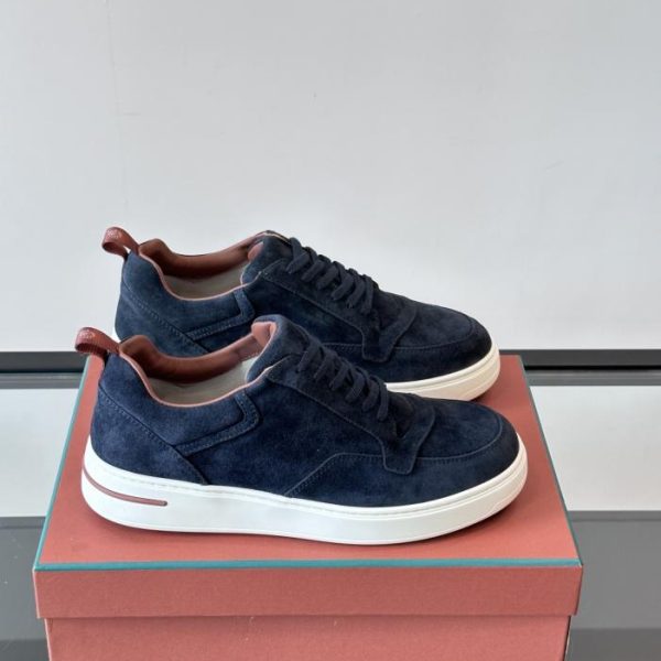 repliche,replica,perfette,siti di,affidabili,migliori siti,dove comprare,1:1,scarpe da ginnastica Contatore / Loro Piana WeekendWalk – Nuove scarpe da ginnastica con plateau da uomo, scarpe casual con lacci (S3CEG)