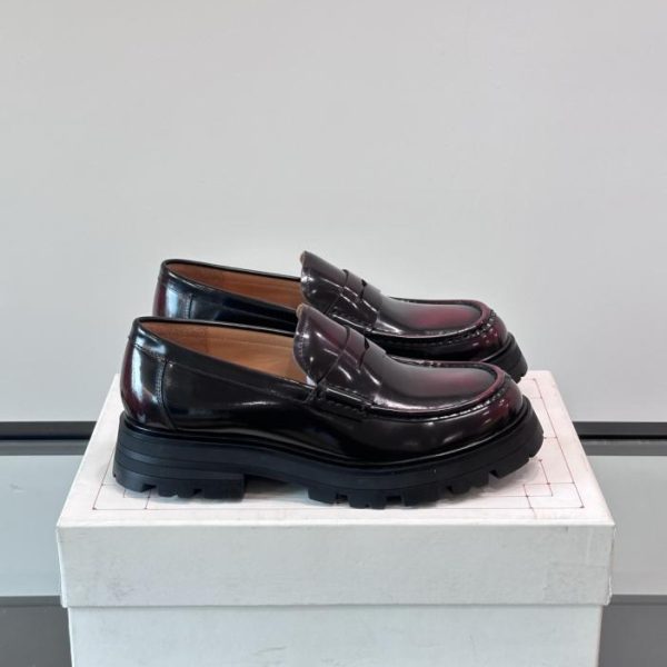 repliche,replica,perfette,siti di,affidabili,migliori siti,dove comprare,1:1,scarpe da ginnastica Contatore / Scarpe da uomo in pelle con plateau Alexander McQueen (QDF9S)