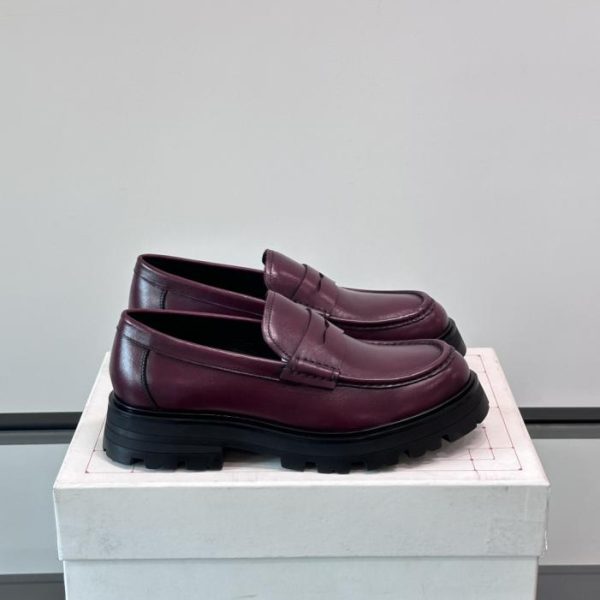 repliche,replica,perfette,siti di,affidabili,migliori siti,dove comprare,1:1,scarpe da ginnastica Contatore / Scarpe da uomo in pelle con plateau Alexander McQueen (X6EED)