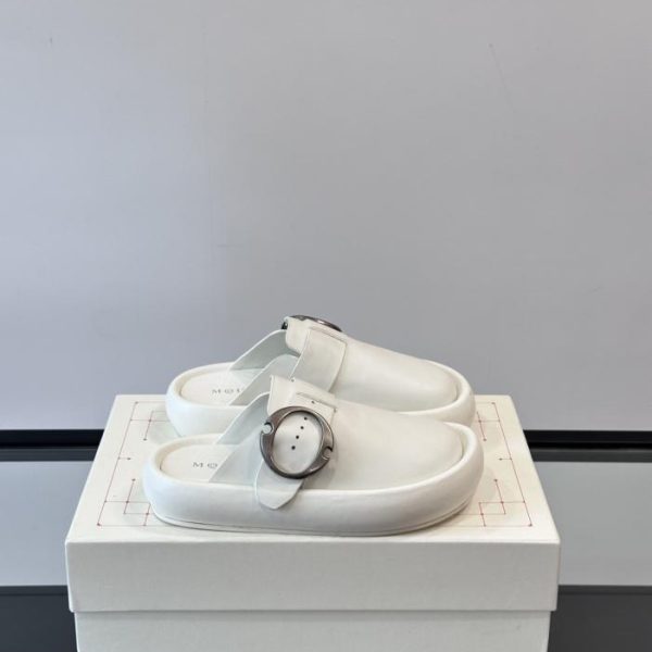 repliche,replica,perfette,siti di,affidabili,migliori siti,dove comprare,1:1,scarpe da ginnastica Contatore / Ciabatte Birkenstock con plateau della collezione Early Spring di Alexander McQueen (TOAG8)