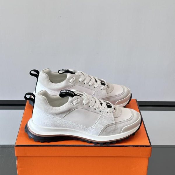 repliche,replica,perfette,siti di,affidabili,migliori siti,dove comprare,1:1,scarpe da ginnastica Contatore / Sneakers Hermes con tomaia in vitello e suede (Q0EE9)