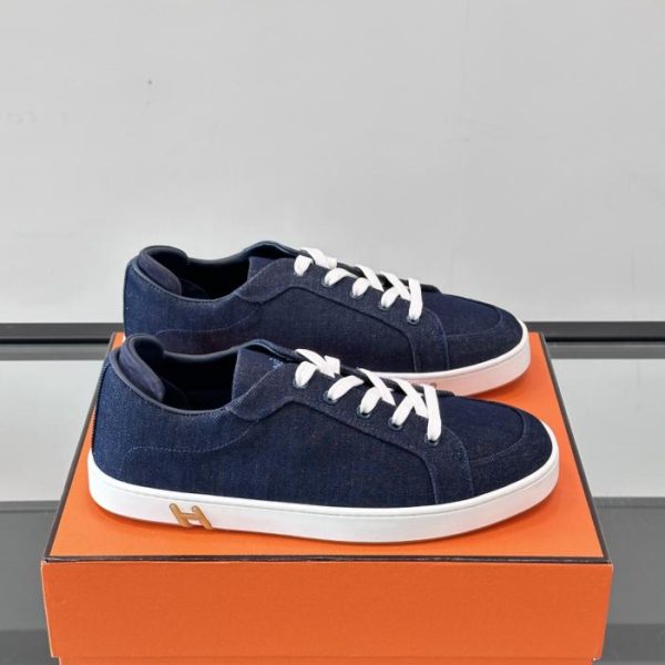 repliche,replica,perfette,siti di,affidabili,migliori siti,dove comprare,1:1,scarpe da ginnastica Contatore / Sneakers Hermes Kid in pelle di vitello, pelle scamosciata e pelle di capra (LBR33)