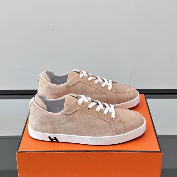 repliche,replica,perfette,siti di,affidabili,migliori siti,dove comprare,1:1,scarpe da ginnastica Contatore / Sneakers Hermes Kid in pelle di vitello, pelle scamosciata e pelle di capra (F8EI5)
