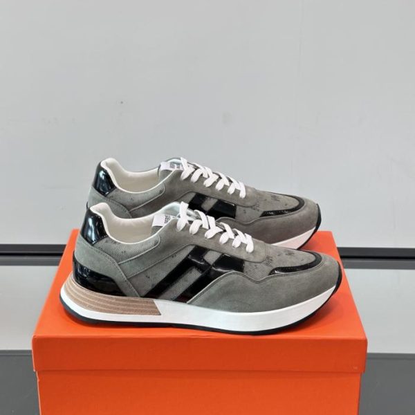 repliche,replica,perfette,siti di,affidabili,migliori siti,dove comprare,1:1,scarpe da ginnastica Contatore / Sneakers con plateau Hermes Hugo, scarpe casual da uomo (CENZT)