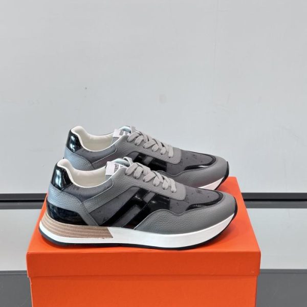 repliche,replica,perfette,siti di,affidabili,migliori siti,dove comprare,1:1,scarpe da ginnastica Contatore / Sneakers con plateau Hermes Hugo, scarpe casual da uomo (HFFOR)