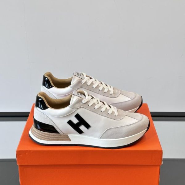 repliche,replica,perfette,siti di,affidabili,migliori siti,dove comprare,1:1,scarpe da ginnastica Contatore / Sneakers con plateau Hermes Hugo, scarpe casual da uomo (C8ERU)