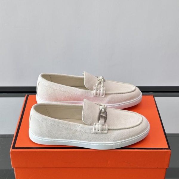repliche,replica,perfette,siti di,affidabili,migliori siti,dove comprare,1:1,scarpe da ginnastica Contatore / Mocassini Hermes Ignacio, Mocassini in pelle di vitello scamosciata (DHOTN)