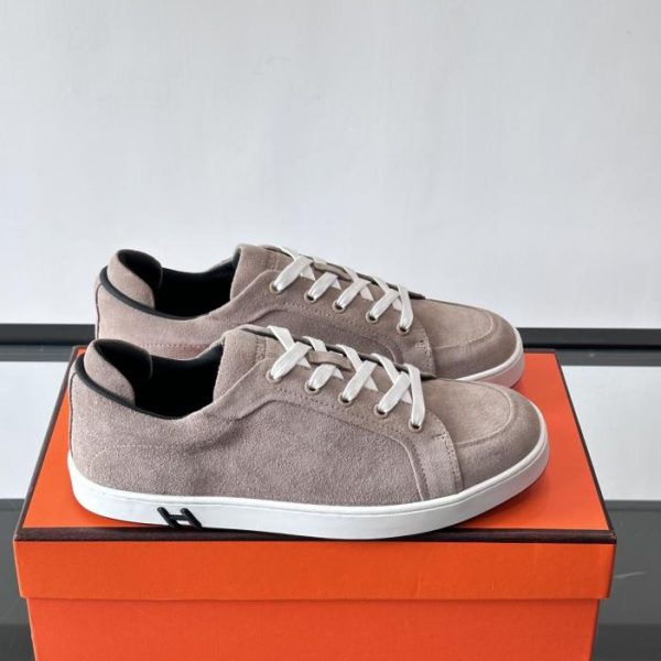 repliche,replica,perfette,siti di,affidabili,migliori siti,dove comprare,1:1,scarpe da ginnastica Contatore / Sneakers in pelle scamosciata della serie Kid di Hermes (1IKYC)