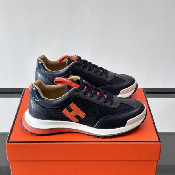 repliche,replica,perfette,siti di,affidabili,migliori siti,dove comprare,1:1,scarpe da ginnastica Contatore / Sneakers con plateau Hermes Hugo, scarpe casual da uomo (D7KZW)