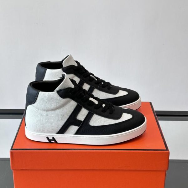 repliche,replica,perfette,siti di,affidabili,migliori siti,dove comprare,1:1,scarpe da ginnastica Contatore / Sneakers Hermes Kelly da uomo, stile retrò, con tomaia media (4GXE5)