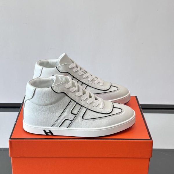 repliche,replica,perfette,siti di,affidabili,migliori siti,dove comprare,1:1,scarpe da ginnastica Contatore / Sneakers Hermes Kelly da uomo, stile retrò, con tomaia media (CS64H)