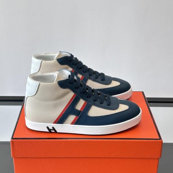 repliche,replica,perfette,siti di,affidabili,migliori siti,dove comprare,1:1,scarpe da ginnastica Contatore / Sneakers Hermes Kelly da uomo, stile retrò, con tomaia media (YTL2E)