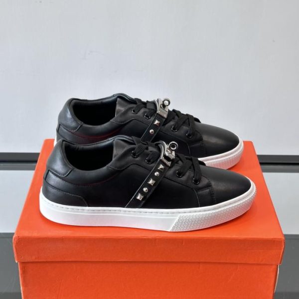 repliche,replica,perfette,siti di,affidabili,migliori siti,dove comprare,1:1,scarpe da ginnastica Contatore / Sneakers bianche Hermes, vera pelle di capra (Q7RYS)