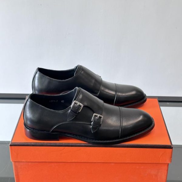 repliche,replica,perfette,siti di,affidabili,migliori siti,dove comprare,1:1,scarpe da ginnastica Contatore / Scarpe monk strap con doppia fibbia Hermes (8YUR5)