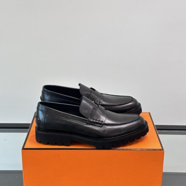 repliche,replica,perfette,siti di,affidabili,migliori siti,dove comprare,1:1,scarpe da ginnastica Contatore / Scarpe casual basse in pelle da uomo Hermès premium (QD4Z5)