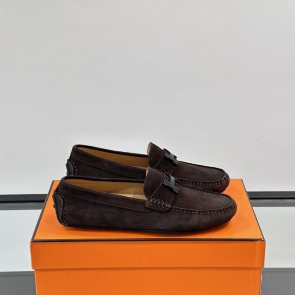 repliche,replica,perfette,siti di,affidabili,migliori siti,dove comprare,1:1,scarpe da ginnastica Contatore / Scarpe da guida premium Hermès, scarpe basse casual in pelle da uomo (4L0RL)