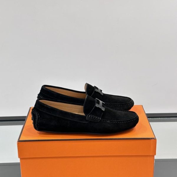repliche,replica,perfette,siti di,affidabili,migliori siti,dove comprare,1:1,scarpe da ginnastica Contatore / Scarpe da guida premium Hermès, scarpe basse casual in pelle da uomo (S5RNF)
