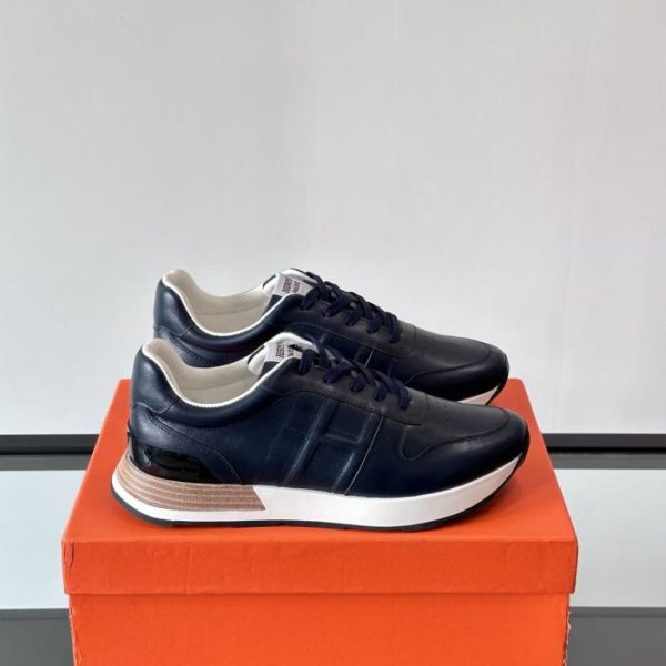 repliche,replica,perfette,siti di,affidabili,migliori siti,dove comprare,1:1,scarpe da ginnastica Contatore / Sneakers con plateau Hermes Hugo, scarpe casual da uomo (0ZDDB)