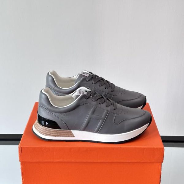 repliche,replica,perfette,siti di,affidabili,migliori siti,dove comprare,1:1,scarpe da ginnastica Contatore / Sneakers con plateau Hermes Hugo, scarpe casual da uomo (N4T85)