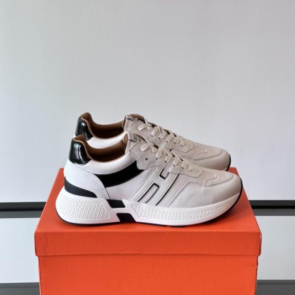 repliche,replica,perfette,siti di,affidabili,migliori siti,dove comprare,1:1,scarpe da ginnastica Contatore / Sneakers con plateau Hermes Hugo, scarpe casual da uomo (B630G)